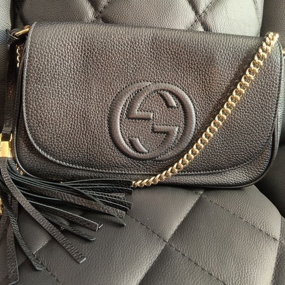 Gucci Handbags - Gucci Soho bag with Chain and Tassel